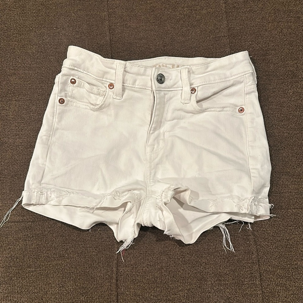 American Eagle Jeans Shorts - White